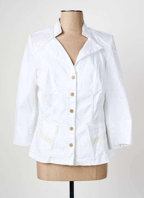 Blazer blanc CHRISTINE LAURE pour femme
