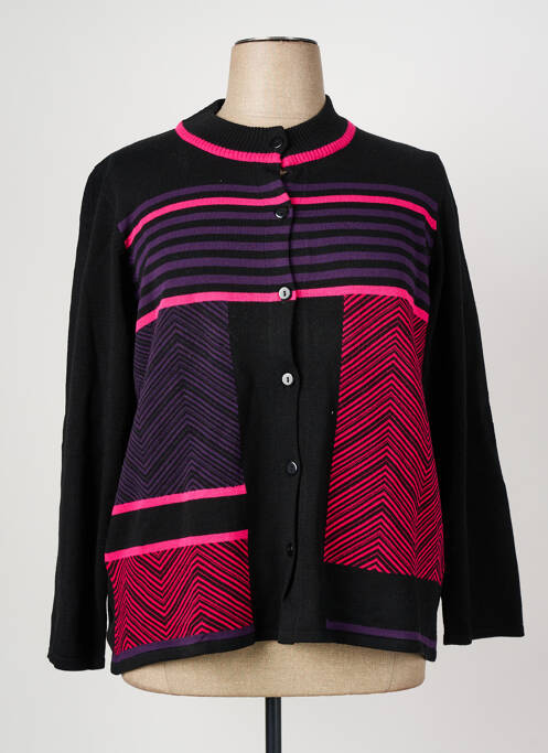 Gilet manches longues noir CHRISTINE LAURE pour femme