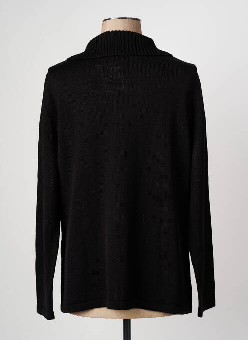 Pull col roulé noir CHRISTINE LAURE pour femme