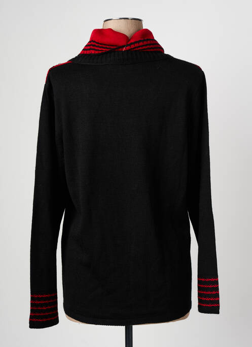 Pull col roulé noir CHRISTINE LAURE pour femme