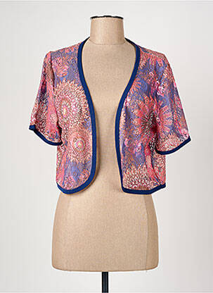 Boléro manches courtes rose GRIFFON femme