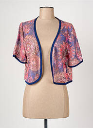 Boléro manches courtes rose GRIFFON femme
