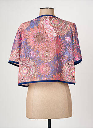 Boléro manches courtes rose GRIFFON femme