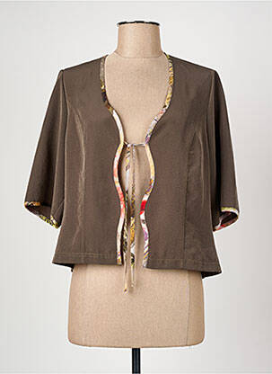 Veste casual coupe cintrée vert GRIFFON femme