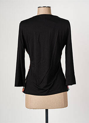 T-shirt manches longues manches longues noir CHRISTINE LAURE femme