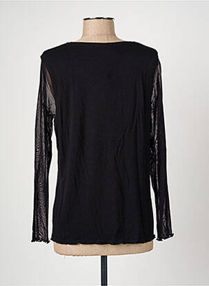 T-shirt manches longues manches longues noir CHRISTINE LAURE femme