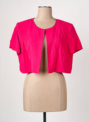 Boléro manches courtes rose CHRISTINE LAURE femme