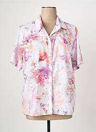 Chemisier manches courtes manches courtes rose GRIFFON femme