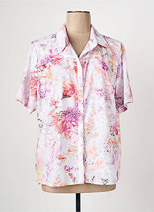 Chemisier manches courtes manches courtes rose GRIFFON femme