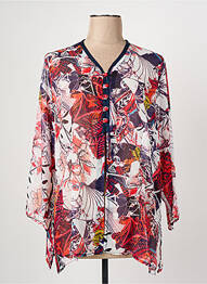Veste casual fermeture boutonnée sur le devant rouge GRIFFON femme