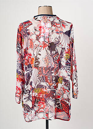 Veste casual fermeture boutonnée sur le devant rouge GRIFFON femme