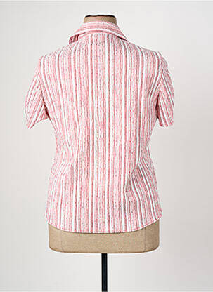 Chemisier manches courtes manches courtes rouge QUATTRO femme