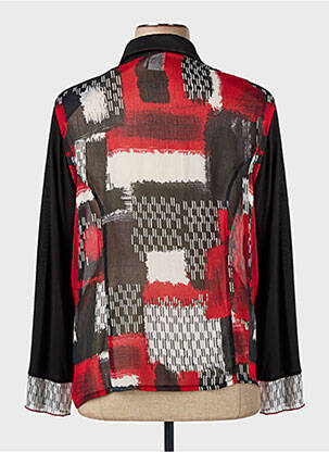 Twin-set coupe cintrée rouge FRANCE RIVOIRE femme