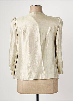 Veste chic col rond or CHRISTINE LAURE femme