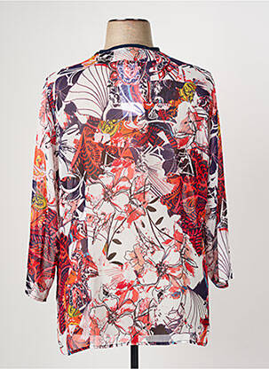 Veste casual fermeture boutonnée sur le devant rouge GRIFFON femme
