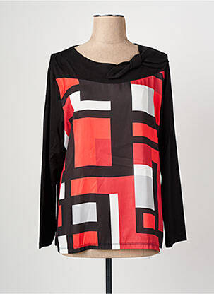 T-shirt noir CHRISTINE LAURE femme