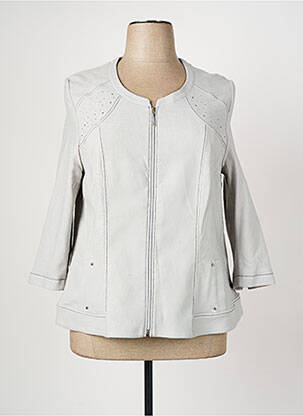 Veste casual gris CHRISTINE LAURE femme