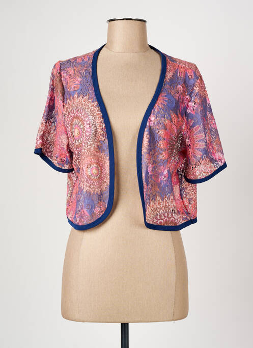 Boléro manches courtes rose GRIFFON femme
