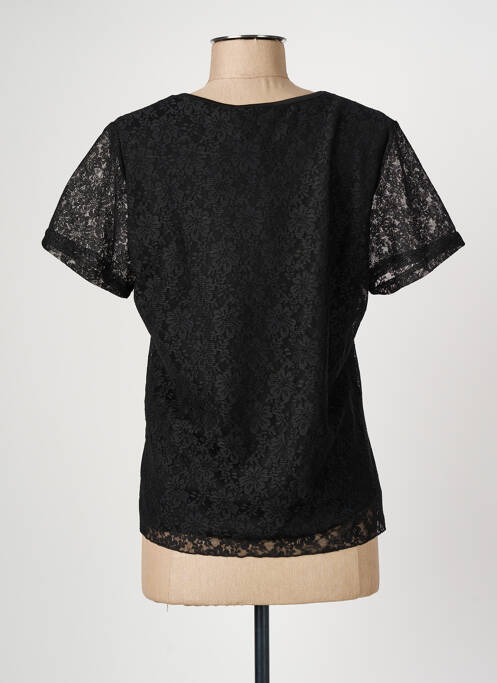 Top manches courtes manches courtes noir GRIFFON femme