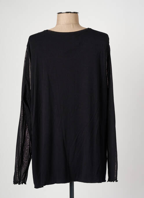 T-shirt manches longues manches longues noir CHRISTINE LAURE femme