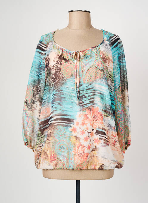 Blouse bleu CHRISTINE LAURE femme