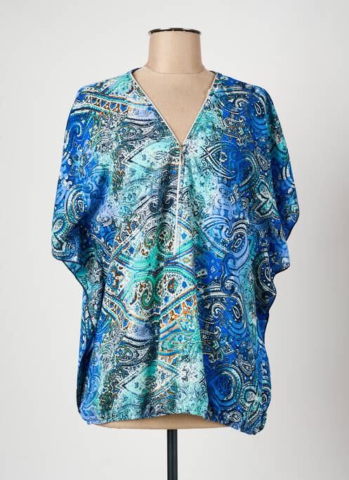 Blouse bleu CHRISTINE LAURE femme