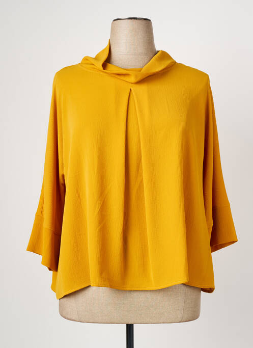 Blouse jaune QUATRE VINGT JOURS femme