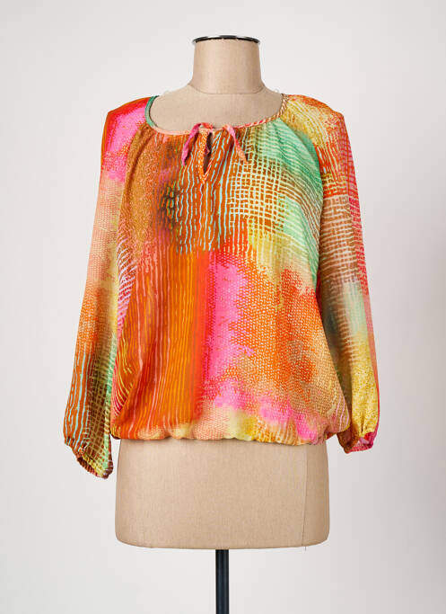 Blouse orange CHRISTINE LAURE femme