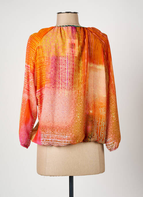 Blouse orange CHRISTINE LAURE femme