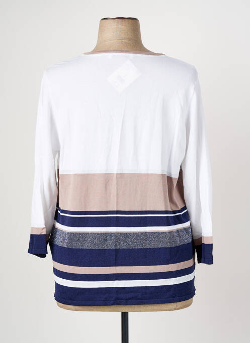 Gilet manches longues blanc CHRISTINE LAURE femme