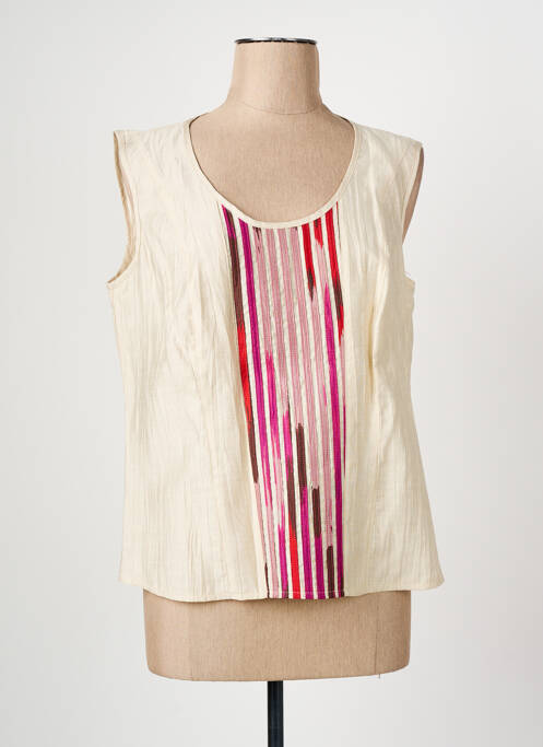 Top beige QUATTRO femme