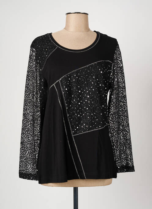 Top noir CHRISTINE LAURE femme