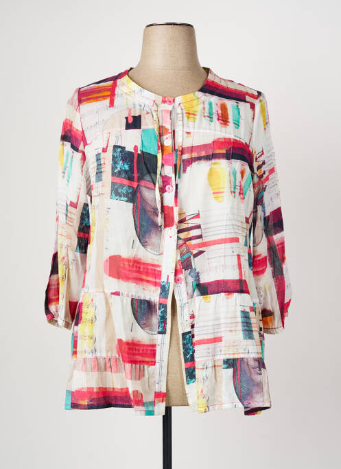 Tunique manches longues rouge FRANCE RIVOIRE femme