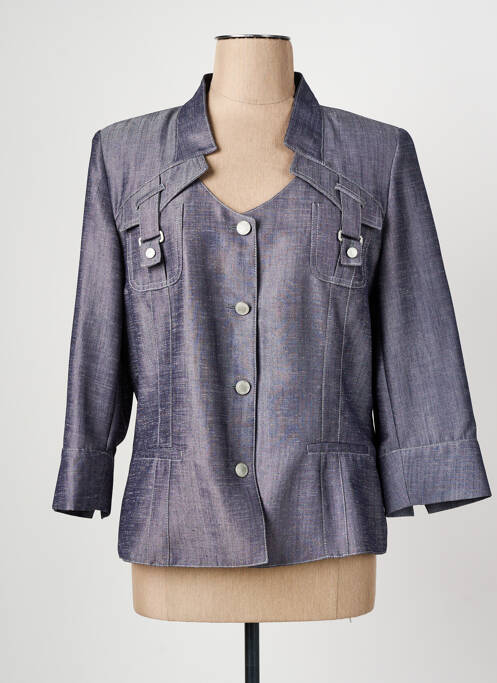 Veste casual bleu CHRISTINE LAURE femme