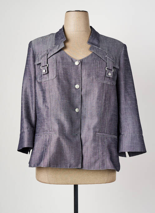 Veste casual bleu CHRISTINE LAURE femme