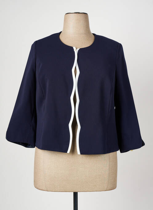 Veste chic bleu FRANCE RIVOIRE femme