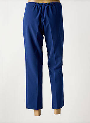 Pantalon 7/8 taille élastique taille normale bleu GRIFFON femme