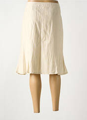 Jupe mi-longue beige QUATTRO pour femme seconde vue