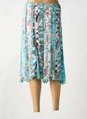 Jupe mi-longue bleu FRANCE RIVOIRE pour femme seconde vue