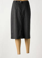 Jupe mi-longue gris CHRISTINE LAURE pour femme seconde vue