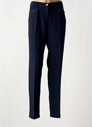 Pantalon slim bleu CHRISTINE LAURE pour femme