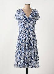 Robe mi-longue bleu CHRISTINE LAURE pour femme seconde vue