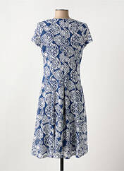 Robe mi-longue bleu CHRISTINE LAURE pour femme seconde vue