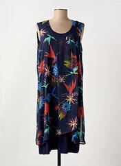 Robe mi-longue bleu CHRISTINE LAURE pour femme seconde vue