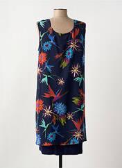 Robe mi-longue bleu CHRISTINE LAURE pour femme seconde vue