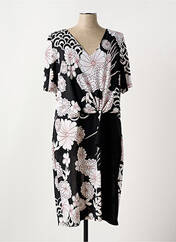 Robe mi-longue noir CHRISTINE LAURE pour femme seconde vue