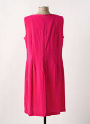 Robe mi-longue rose CHRISTINE LAURE pour femme seconde vue