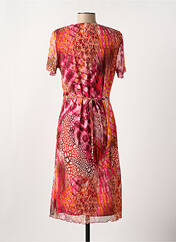 Robe mi-longue rose GRIFFON pour femme seconde vue