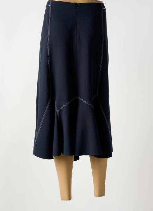 Jupe mi-longue bleu QUATTRO pour femme