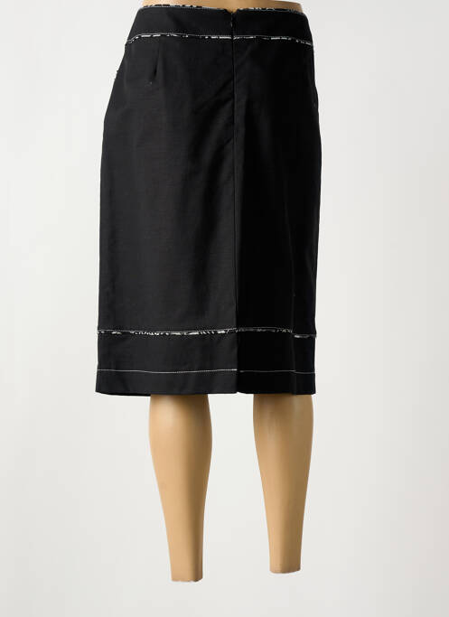 Jupe mi-longue noir CHRISTINE LAURE pour femme